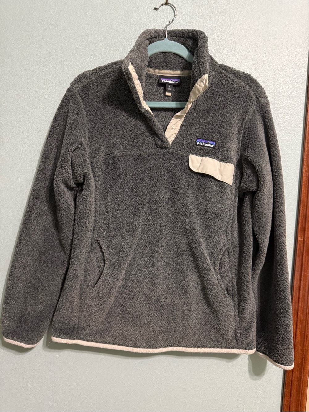 Patagonia Women’s Re-Tool Snap-T High-Pile Fleece Pullover - Charcoal Grey L